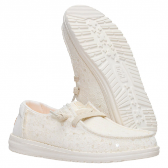 97PE11-HEY DUDE-WENDY SEQUIN LACE HEY DUDE Confort +